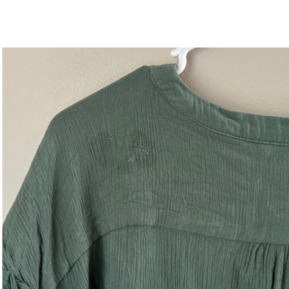 Orvis Classic Collection Green Button Down Top  Utility Gorpcore Goblincore - Picture 7 of 7